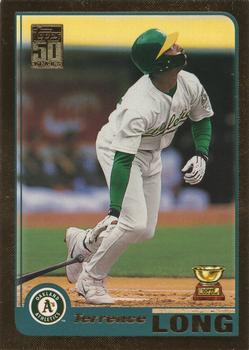2001 Topps - Gold #278 Terrence Long Front