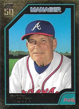 2001 Topps - Gold #323 Bobby Cox Front