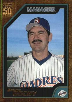 2001 Topps - Gold #350 Bruce Bochy Front