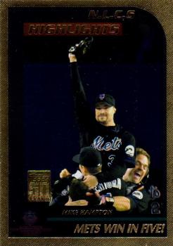 2001 Topps - Gold #404 NLCS Highlights: Mike Hampton Front