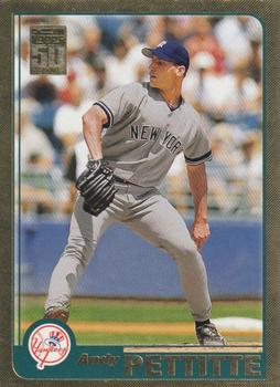 2001 Topps - Gold #433 Andy Pettitte Front
