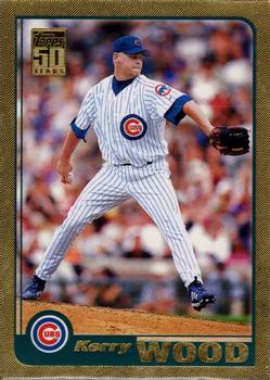 2001 Topps - Gold #623 Kerry Wood Front