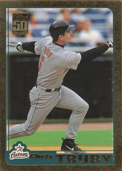 2001 Topps - Gold #714 Chris Truby Front
