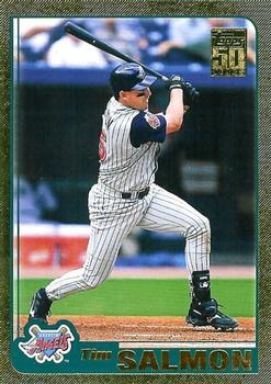 2001 Topps - Gold #546 Tim Salmon Front