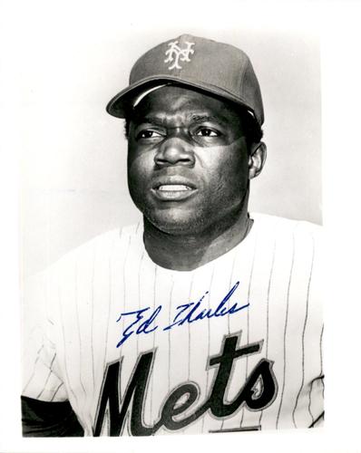 1968 New York Mets 4x5 Photos #NNO Ed Charles Front