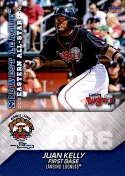2016 Choice Midwest League All-Stars #02 Juan Kelly Front