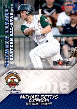 2016 Choice Midwest League All-Stars #06 Michael Gettys Front