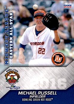 2016 Choice Midwest League All-Stars #10 Michael Russell Front