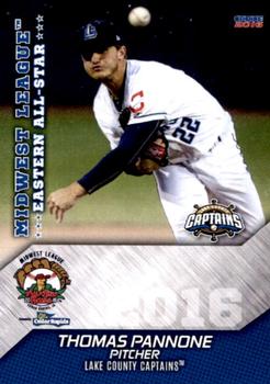 2016 Choice Midwest League All-Stars #23 Thomas Pannone Front