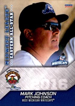 2016 Choice Midwest League All-Stars #32 Mark Johnson Front