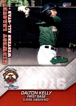 2016 Choice Midwest League All-Stars #37 Dalton Kelly Front