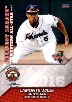 2016 Choice Midwest League All-Stars #41 Lamonte Wade Front
