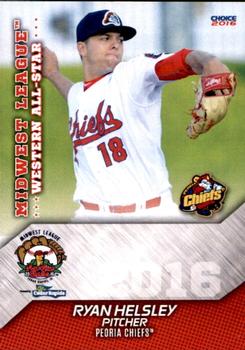 2016 Choice Midwest League All-Stars #62 Ryan Helsley Front