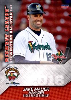 2016 Choice Midwest League All-Stars #67 Jake Mauer Front