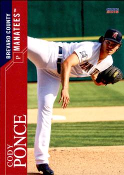 2016 Choice Brevard County Manatees #20 Cody Ponce Front