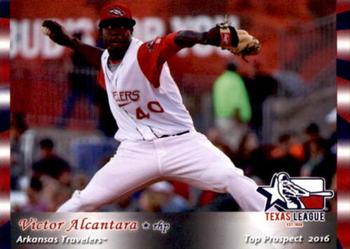 2016 Grandstand Texas League Top Prospects #NNO Victor Alcantara Front