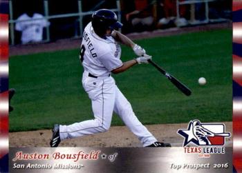 2016 Grandstand Texas League Top Prospects #NNO Auston Bousfield Front