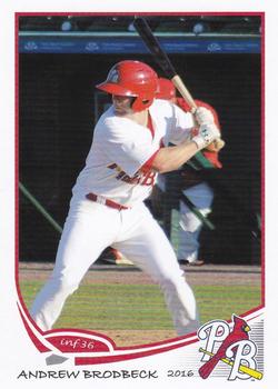 2016 Grandstand Palm Beach Cardinals #NNO Andrew Brodbeck Front