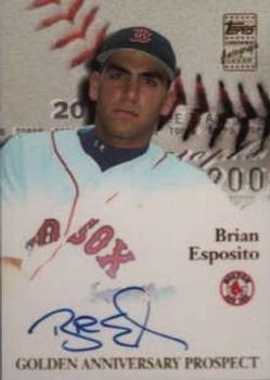 2001 Topps - Golden Anniversary Autographs #GAA-BE Brian Esposito Front