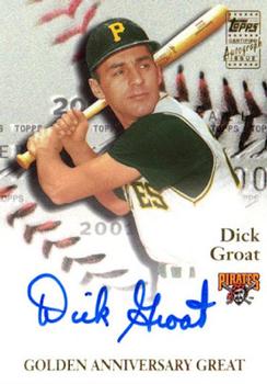 2001 Topps - Golden Anniversary Autographs #GAA-DG Dick Groat Front