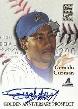 2001 Topps - Golden Anniversary Autographs #GAA-GG Geraldo Guzman Front