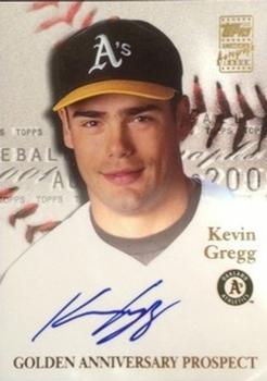 2001 Topps - Golden Anniversary Autographs #GAA-KG Kevin Gregg Front