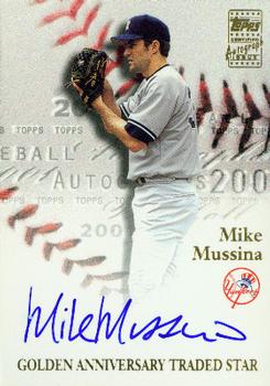 2001 Topps - Golden Anniversary Autographs #GAA-MM Mike Mussina Front