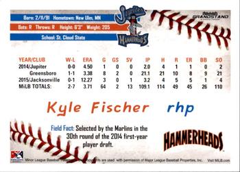2016 Grandstand Jupiter Hammerheads #NNO Kyle Fischer Back