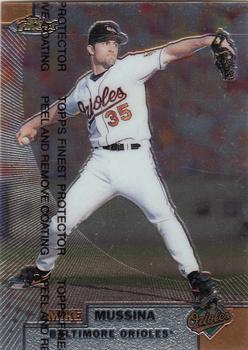1999 Finest #34 Mike Mussina Front