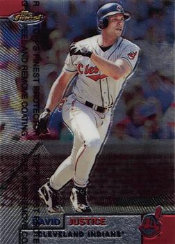 1999 Finest #73 David Justice Front