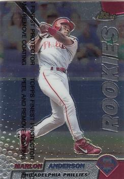 1999 Finest #136 Marlon Anderson Front