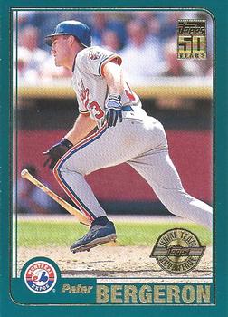 2001 Topps - Home Team Advantage #54 Peter Bergeron Front