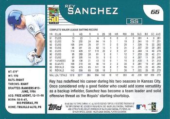 2001 Topps - Home Team Advantage #66 Rey Sanchez Back