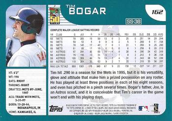 2001 Topps - Home Team Advantage #162 Tim Bogar Back