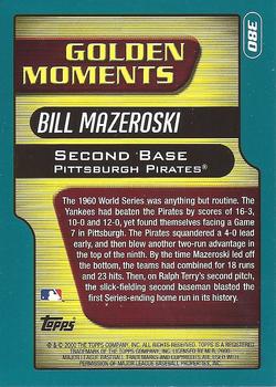 2001 Topps - Home Team Advantage #380 Bill Mazeroski Back