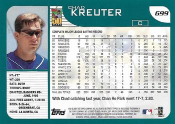 2001 Topps - Home Team Advantage #699 Chad Kreuter Back