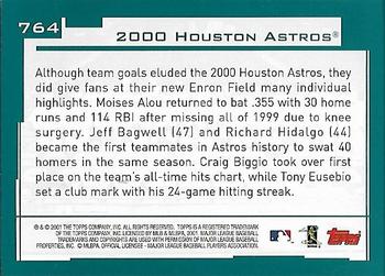 2001 Topps - Home Team Advantage #764 Houston Astros Back