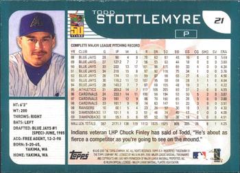 2001 Topps - Limited #21 Todd Stottlemyre  Back