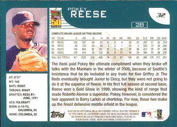 2001 Topps - Limited #32 Pokey Reese  Back