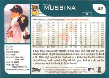 2001 Topps - Limited #33 Mike Mussina  Back