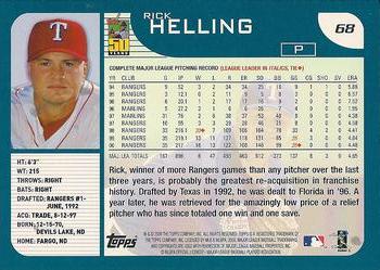 2001 Topps - Limited #68 Rick Helling  Back