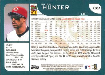 2001 Topps - Limited #199 Brian Hunter Back