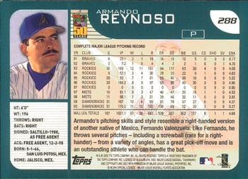 2001 Topps - Limited #288 Armando Reynoso  Back