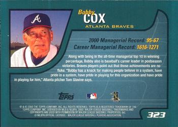 2001 Topps - Limited #323 Bobby Cox Back