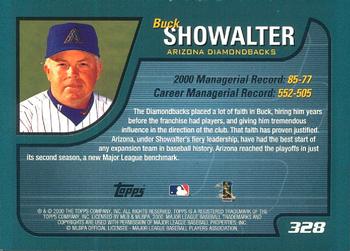 2001 Topps - Limited #328 Buck Showalter Back