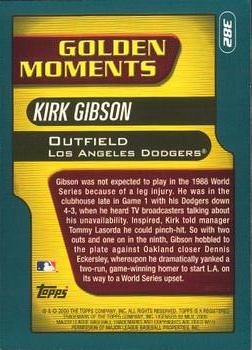 2001 Topps - Limited #382 Kirk Gibson Back