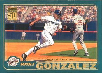 2001 Topps - Limited #551 Wiki Gonzalez  Front