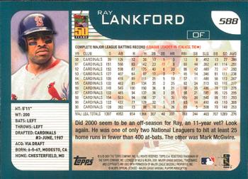2001 Topps - Limited #588 Ray Lankford  Back