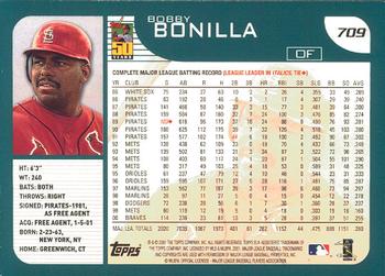 2001 Topps - Limited #709 Bobby Bonilla  Back