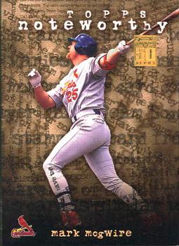 2001 Topps - Noteworthy #TN1 Mark McGwire Front